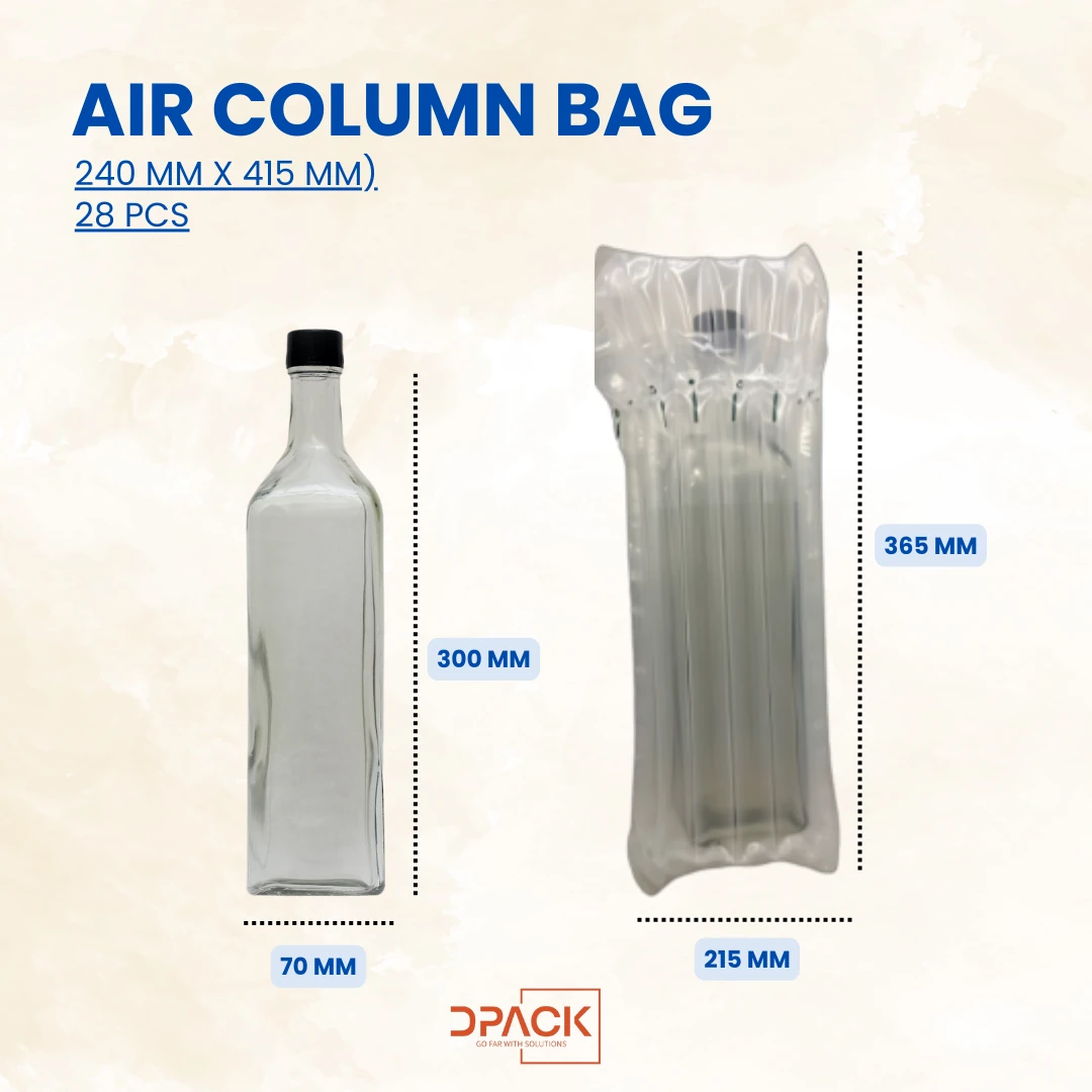 Inflatable Wrapping Column Plastic Film Air Bag Roll Packing